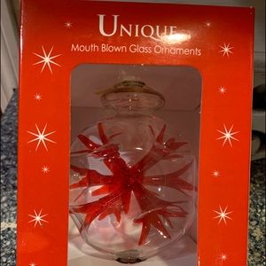 UNIQUE Mouth Blown Glass Ornament Mae in Egypt NIB
